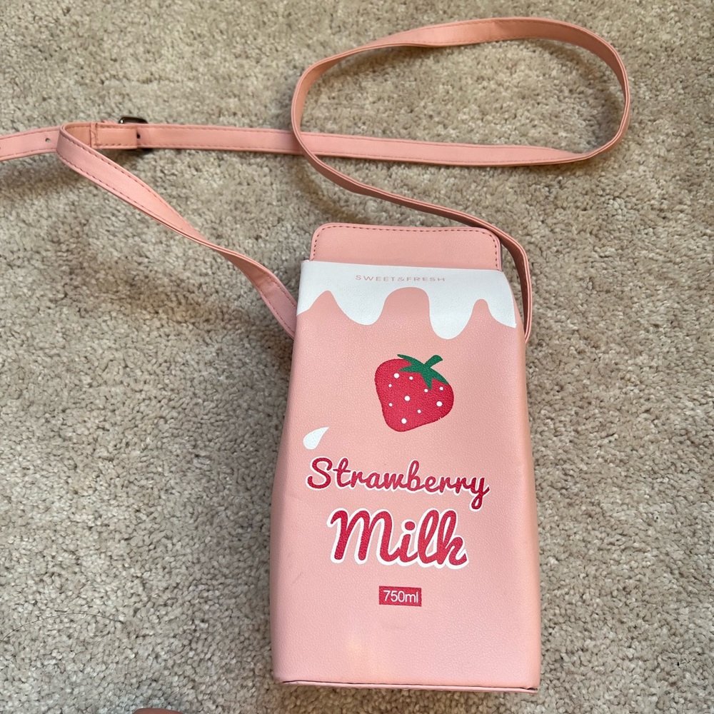 Strawberry Milk Bag